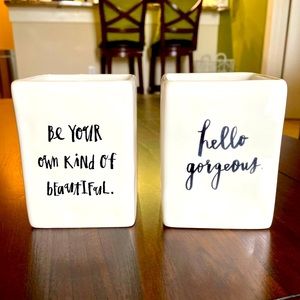 BUNDLE - 2 Rae Dunn Containers, Like New